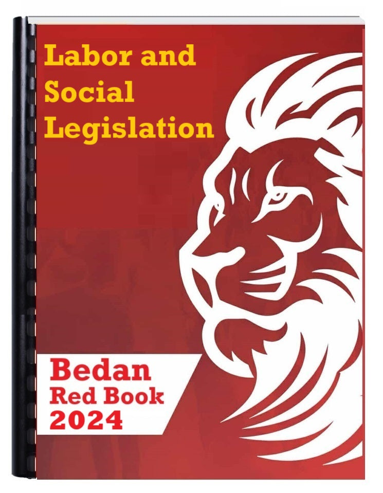 BEDAN REDBOOK 2024 COMPLETE SET (ALL BAR EXAM SUBJECTS)