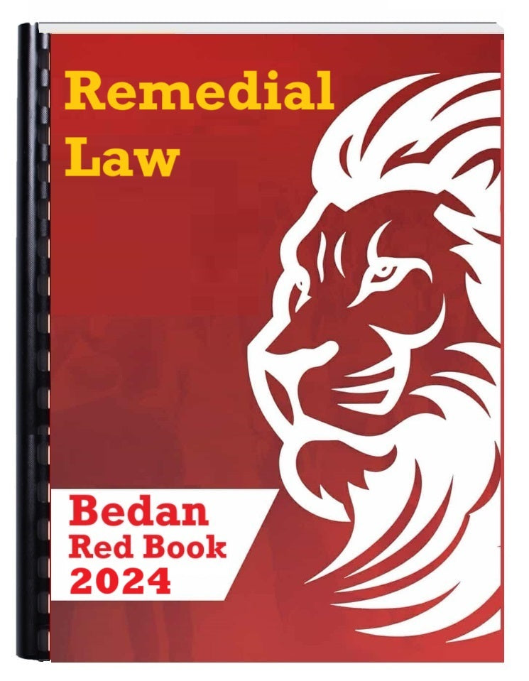 BEDAN REDBOOK 2024 COMPLETE SET (ALL BAR EXAM SUBJECTS)