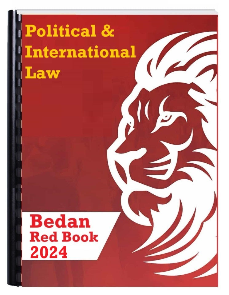 BEDAN REDBOOK 2024 COMPLETE SET (ALL BAR EXAM SUBJECTS)